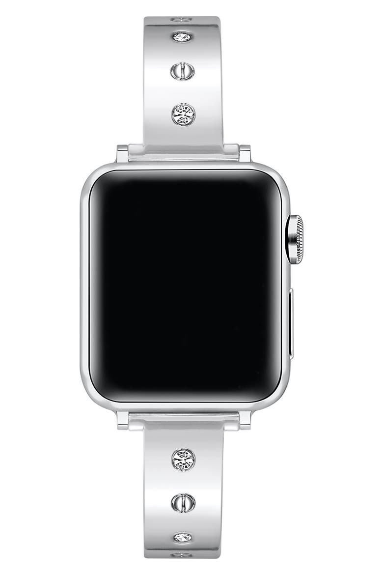 Cambell Stainless Steel Apple Watch® Watchband, Alternate, color, SILVER