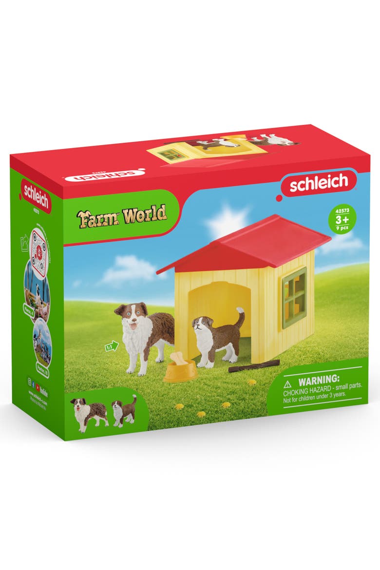 Farm World Friendly Dog House, 6 Piece Playset, Multicolor, Kids Ages 3+, Alternate, color, Multicolored