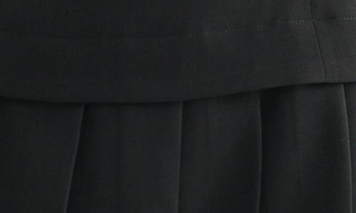 Lush Sleeveless Bubble Hem Minidress In Black