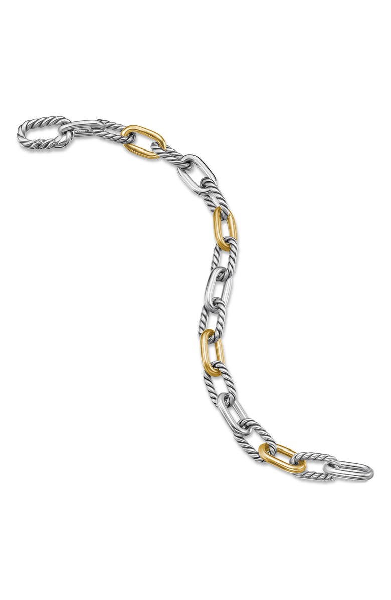 David Yurman Madison<sup>®</sup> Sterling Silver & 18K Yellow Gold Chain Bracelet, 8.5mm, Alternate, color, Sterling Silver Yellow Gold