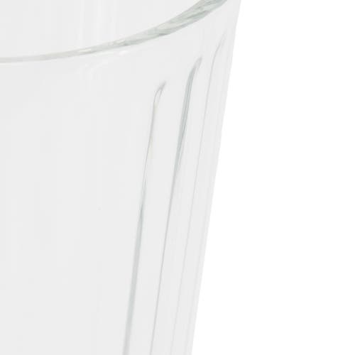 Gibson Home Moonstone 4 Piece 16 Ounce Glass Tumbler Set In Transparent