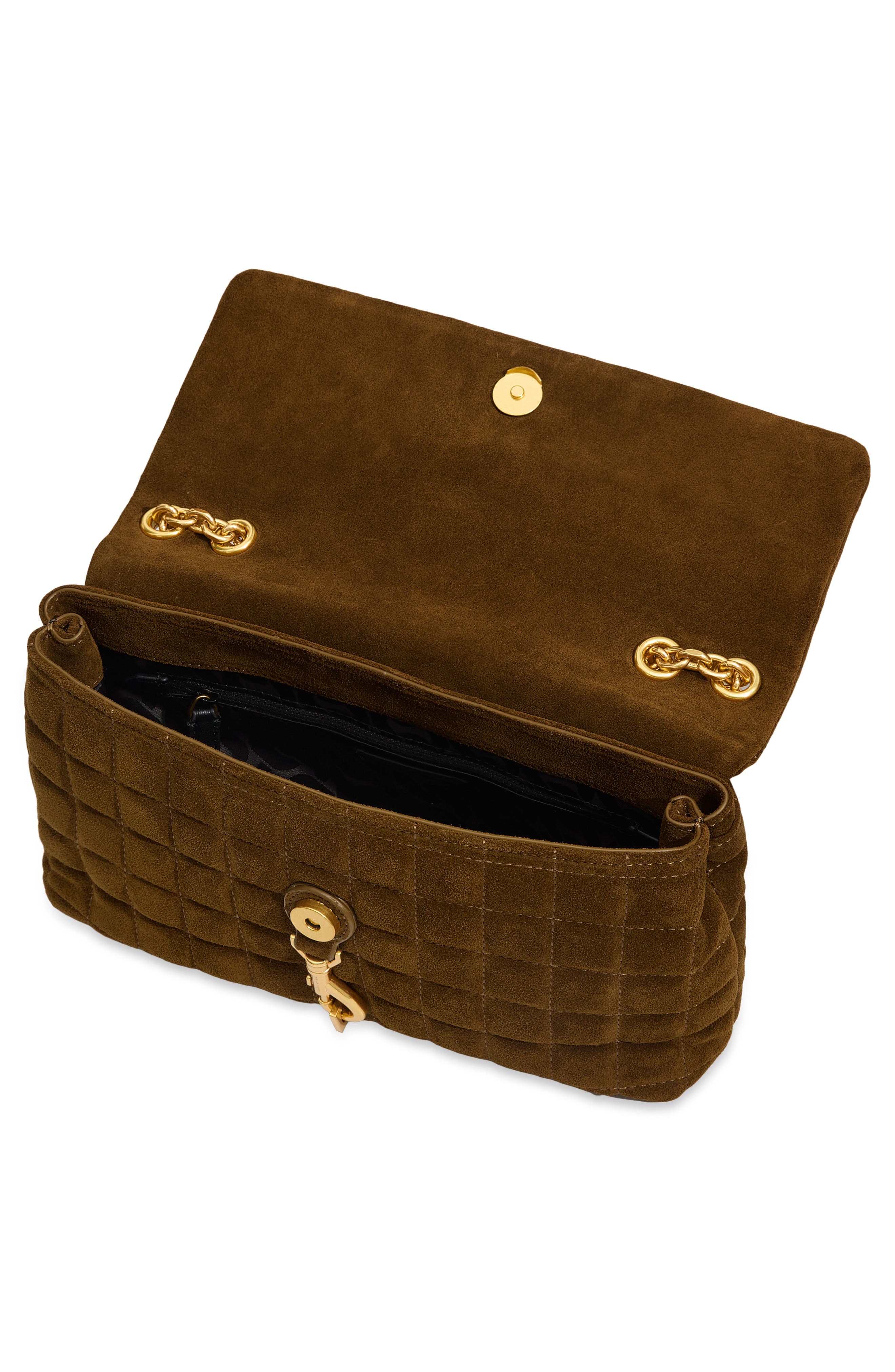 Medium Edie Quilted Leather Crossbody Bag, Alternate, color, VINTAGE