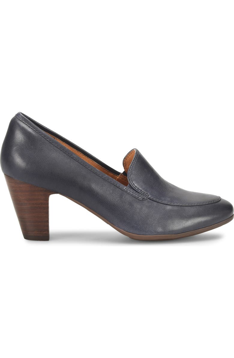 Söfft Lucinda Water Resistant Loafer Pump, Alternate, color, Sky Navy