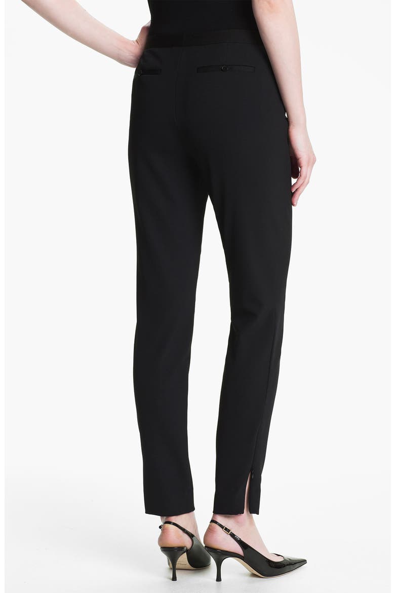 Slim Techno Woven Pants (Nordstrom Exclusive), Alternate, color, BLACK