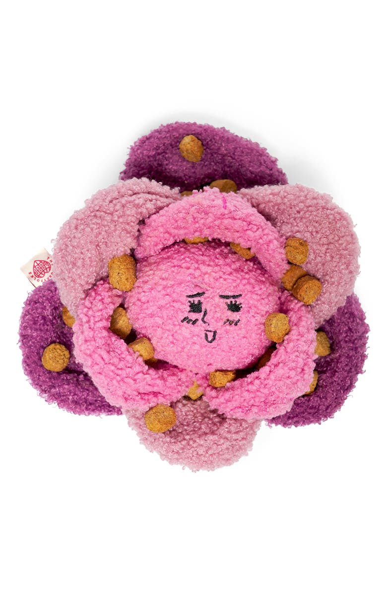 the furryfolks Red Cabbage Nosework Toy, Alternate, color, Pink