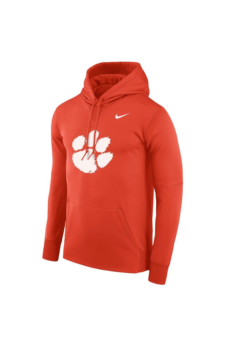 Nike Men's Nike Orange Clemson Tigers Performance Pullover Hoodie, Alternate, color, 
