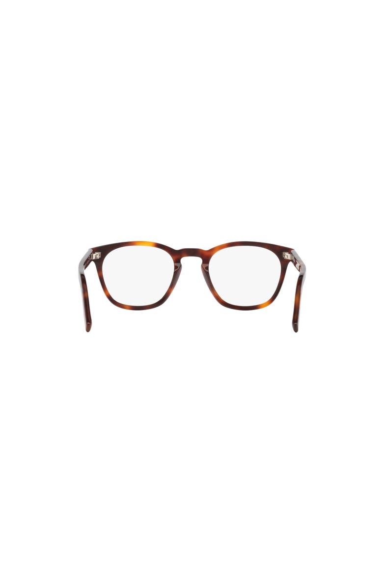 50mm Round optical glasses, Alternate, color, Brown