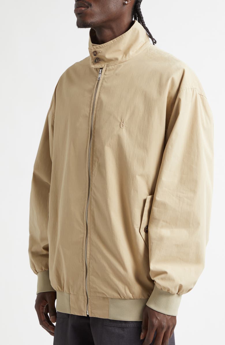 MM6 Maison Margiela Zip Jacket, Alternate, color, Beige