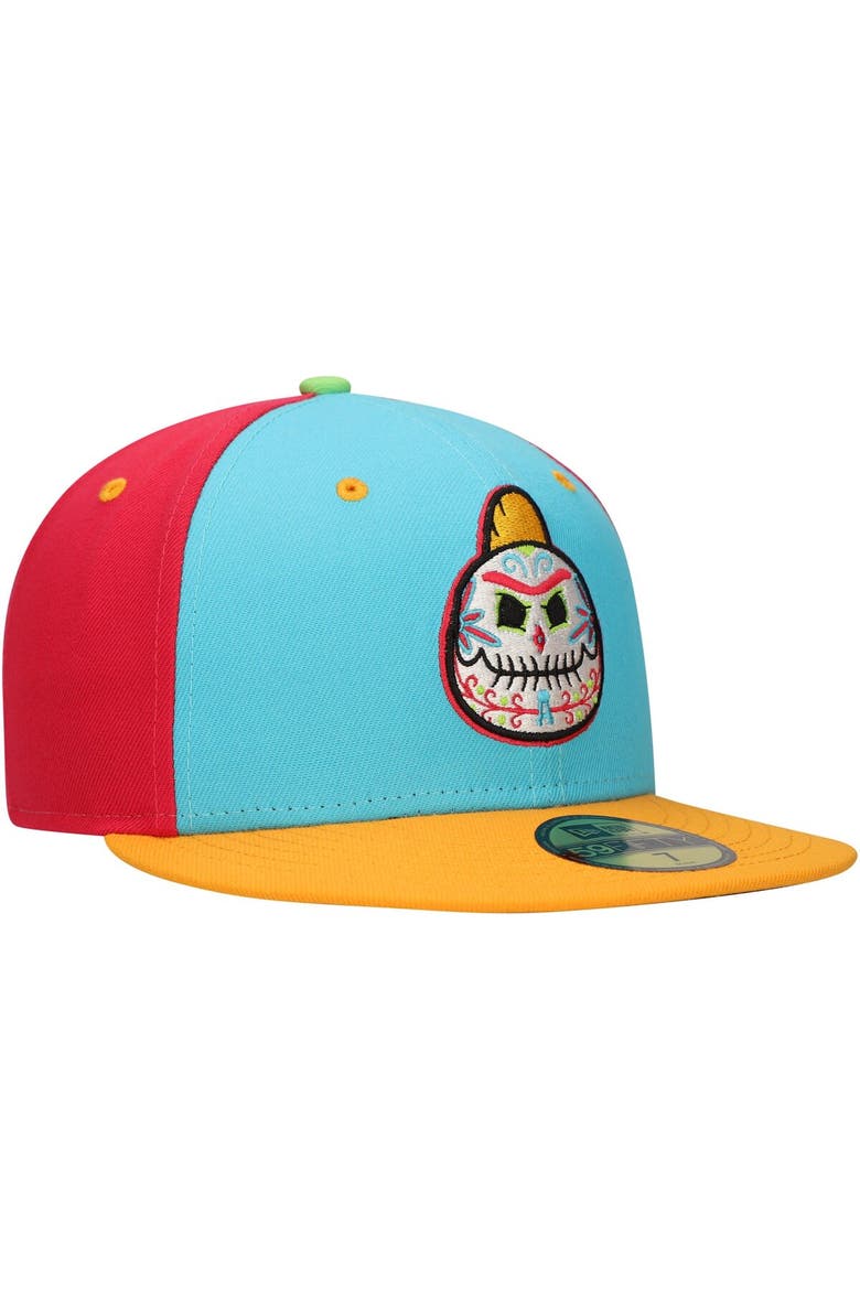 Men's New Era Blue Peces Dorados de Altoona Copa de la Diversión 59FIFTY Fitted Hat, Alternate, color, Blue