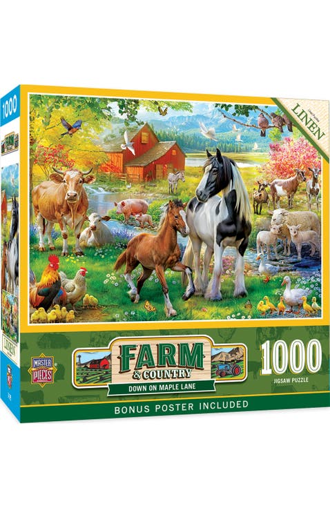 Down on Maple Lane 1000 Piece Puzzle