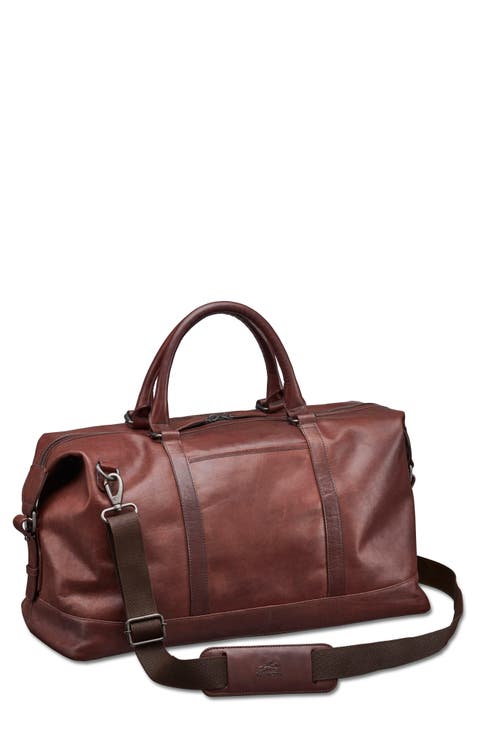 Carry-On Leather Duffle Bag