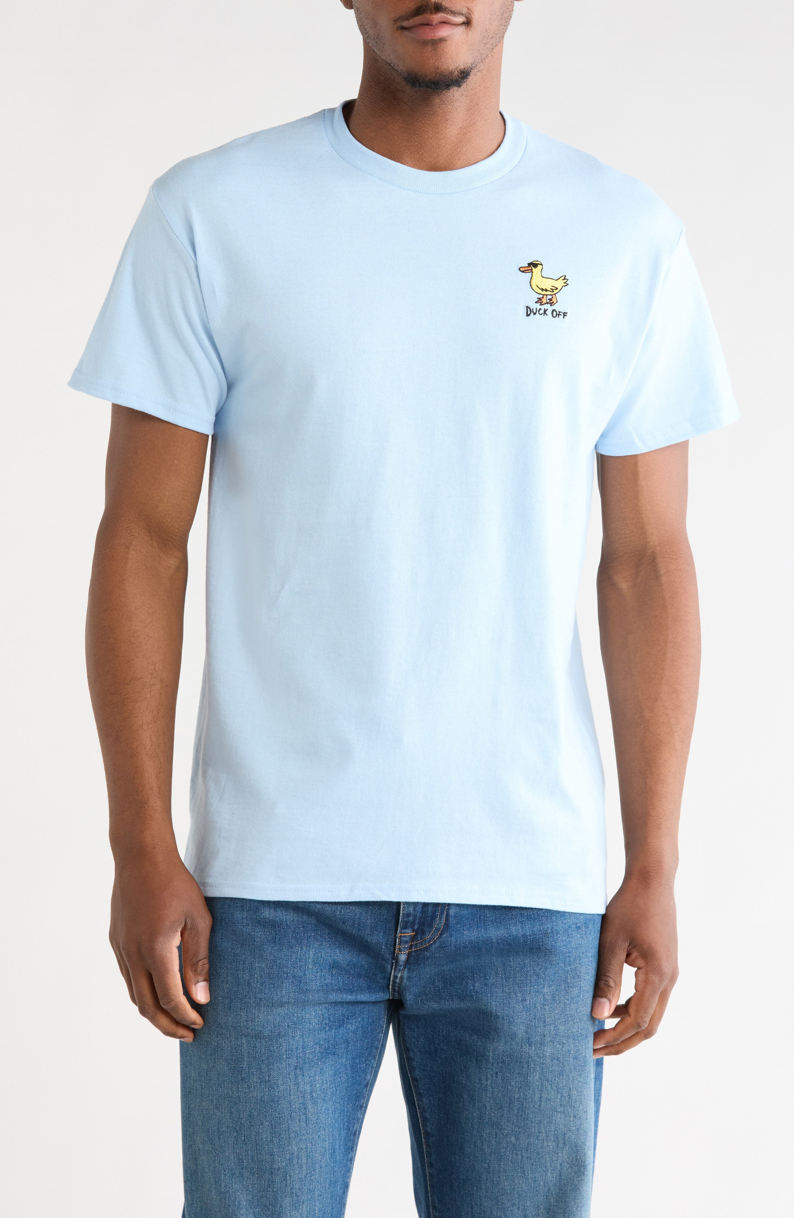 RIOT SOCIETY Duck Off Embroidery T-Shirt