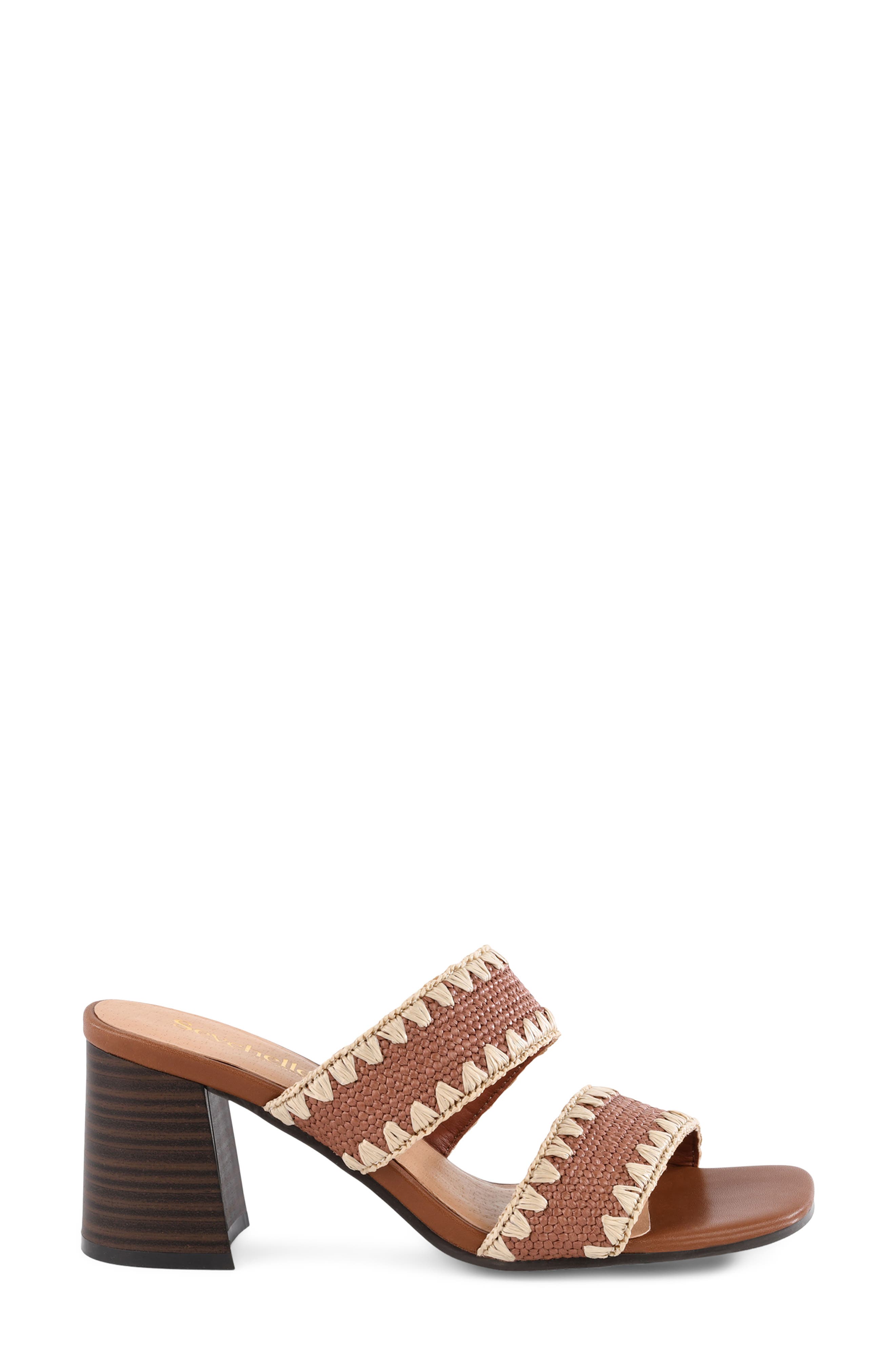 Hattie Two-Strap Sandal, Alternate, color, BROWN