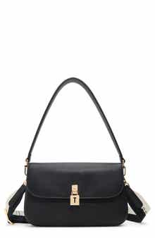 Estelle Faux Leather Baguette Bag
