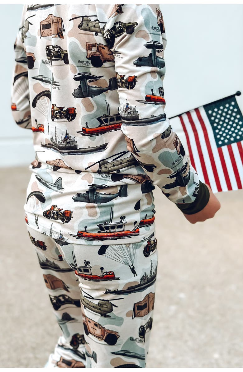 Fletch The Brave 2.0 2 Piece Pajama Set, Alternate, color, Camo