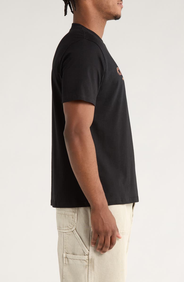 Carhartt Work In Progress Solar Chrome Organic Cotton Graphic T-Shirt, Alternate, color, Black