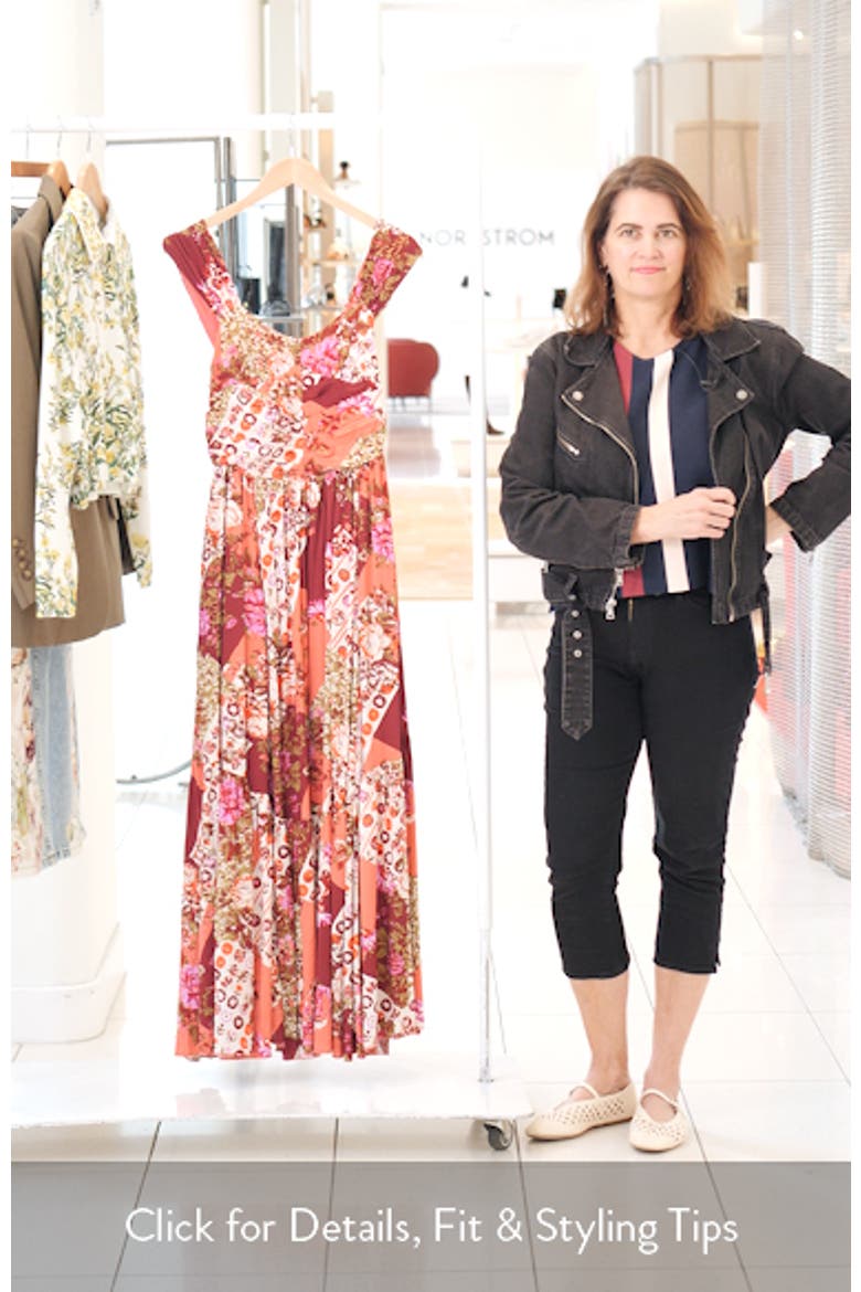 Sasha Floral Mesh Midi Dress video
