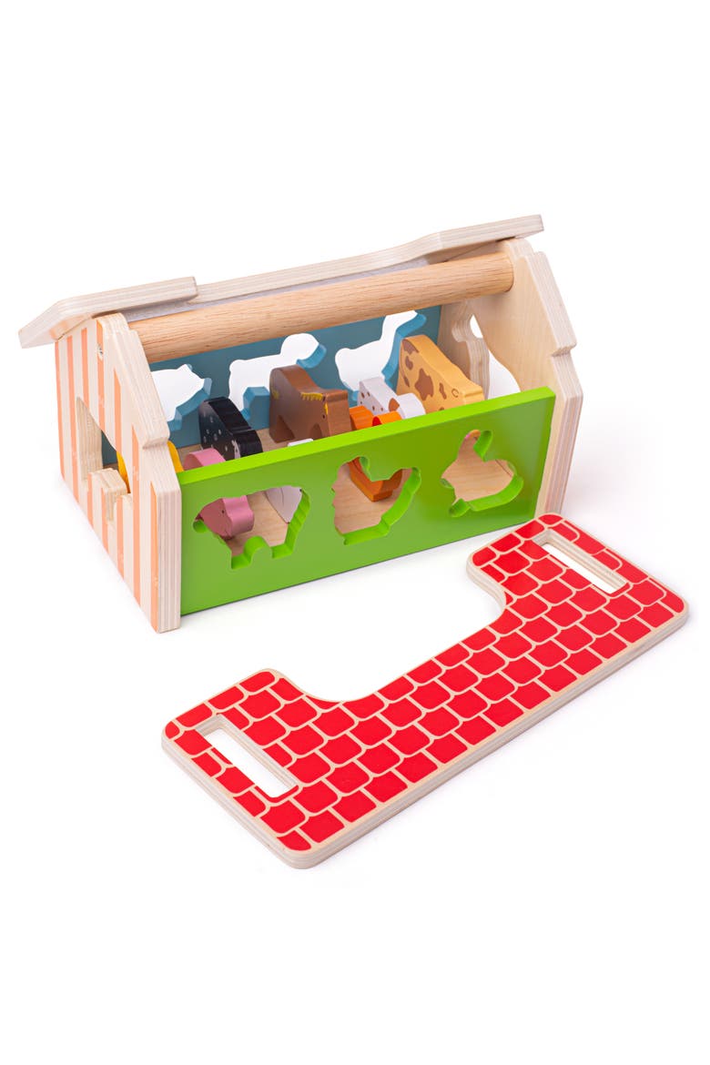 Farmhouse Sorter, Alternate, color, Red