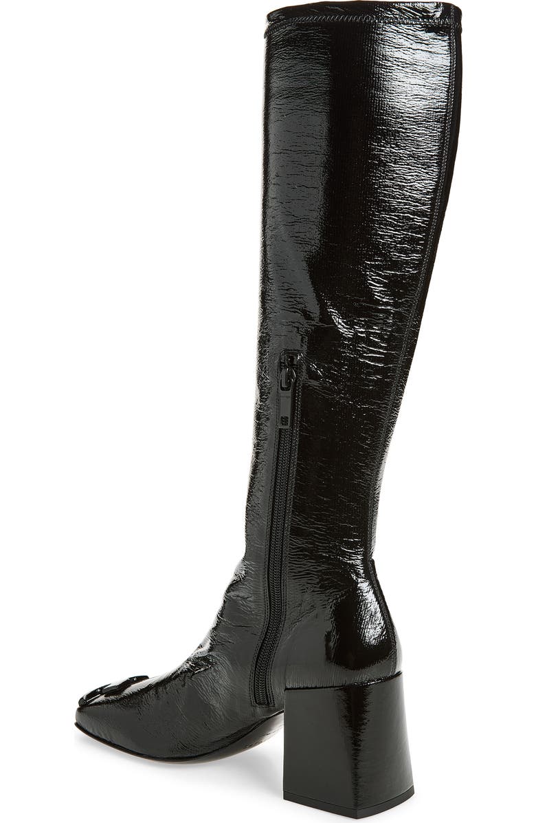 Courrèges Re-edition Vinyl Knee High Boot, Alternate, color, Black