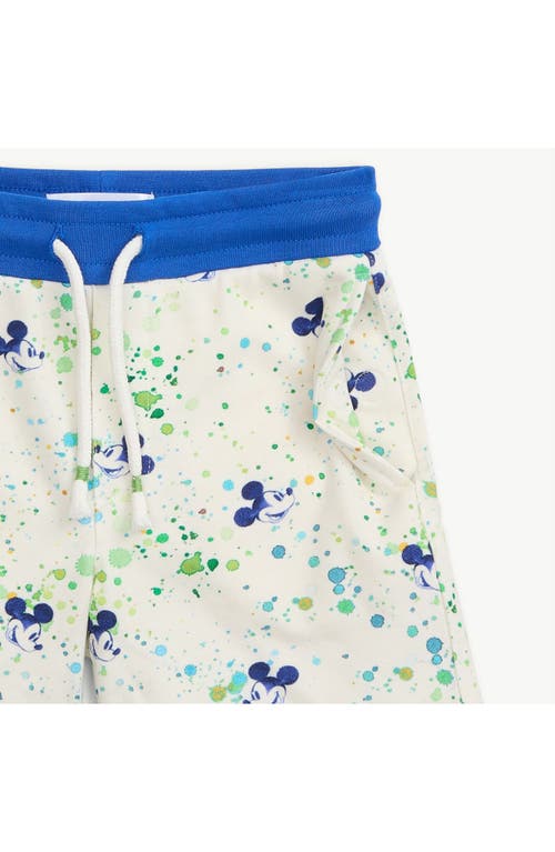 MAGNETIC ME MAGNETIC ME X DISNEY KIDS' MICKEY SPLATTER PRINT DRAWSTRING SHORTS 