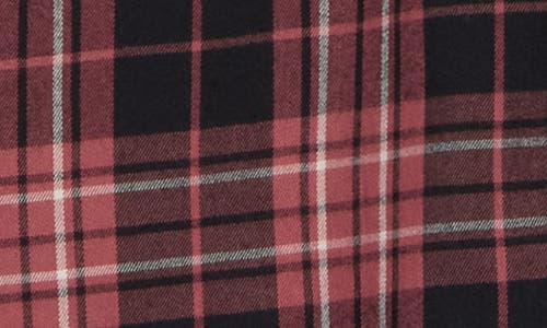 Travismathew Cloud Plaid Flannel Button-up Shirt In Brown