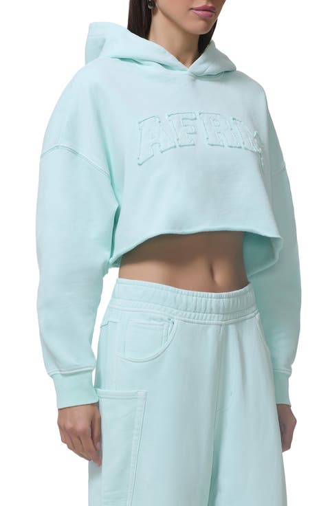 Darius Crop Cotton Hoodie