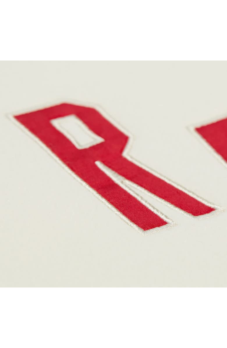 Mitchell & Ness Men's  Cream/Blue New York Rangers Centennial Homecoming Fleece Sweatshirt, Alternate, color, Cream