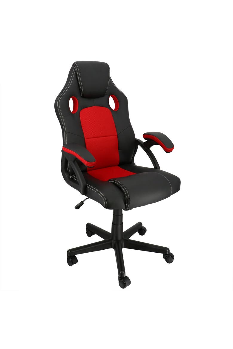 High Back Adjustable Office Chair, Main, color, Black