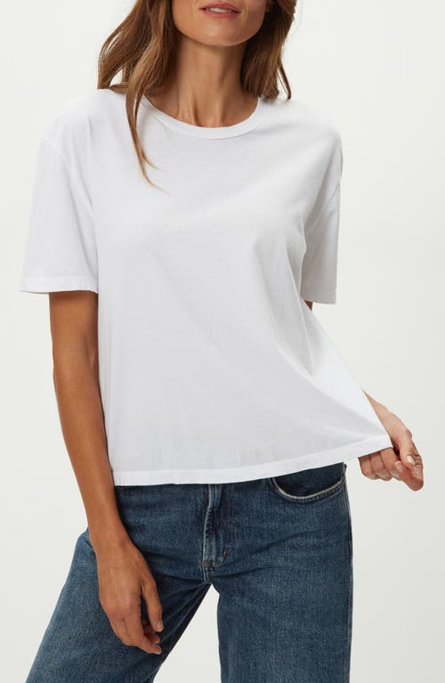 Michael Stars Nina Cotton T-shirt In White