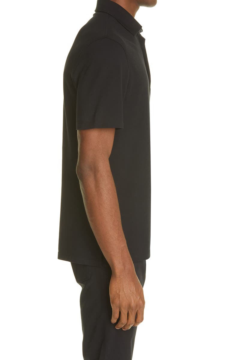 ZEGNA Cotton Piqué Polo Shirt, Alternate, color, 