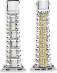 LAGOS Smart Caviar Diamond Luxe Apple Watch® Watchband