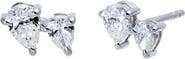 BY ADINA EDEN Lab Grown Diamond Double Pear Prong Stud Earring 14K