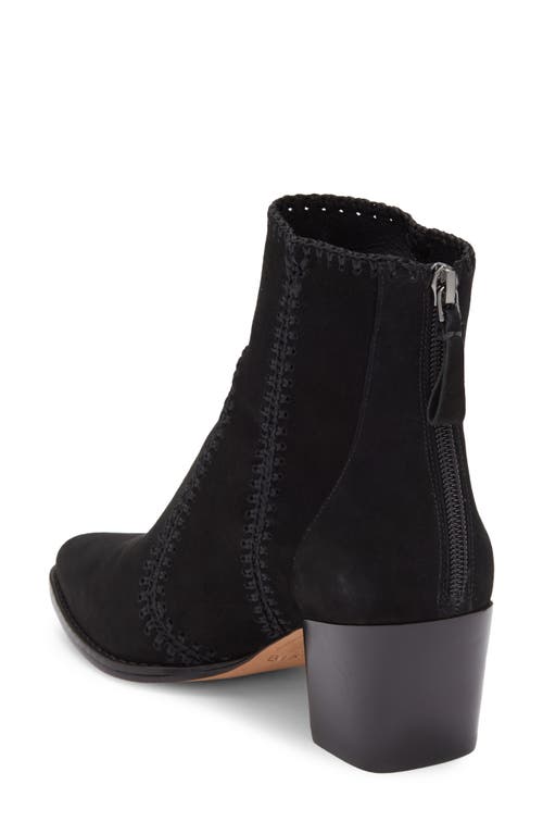 Alexandre Birman Benta Whipstitch Bootie In Black