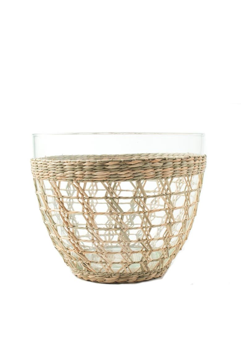 Seagrass Cage Bowl, Main, color, Natural - Large