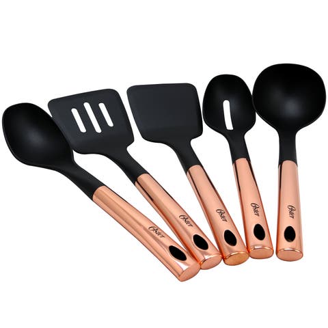 Kitchen Bliss Kitchen Tools Set with Rose Gold Handle, Set of 5