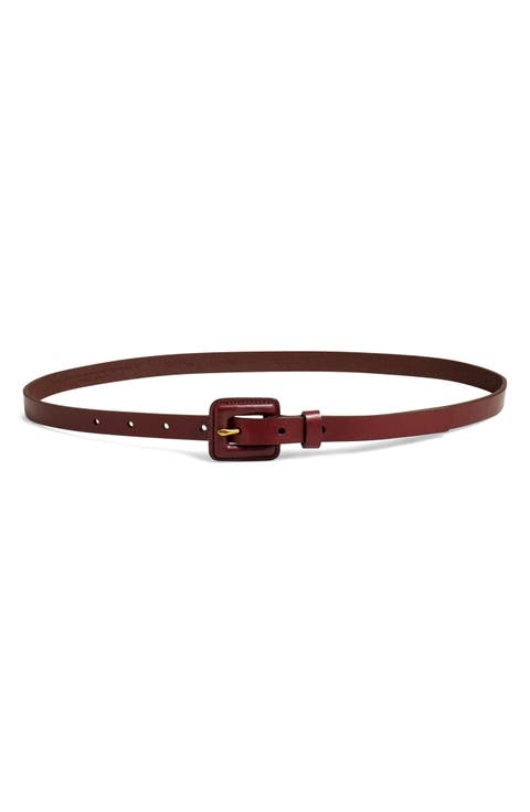 Pebbled Leather Belt