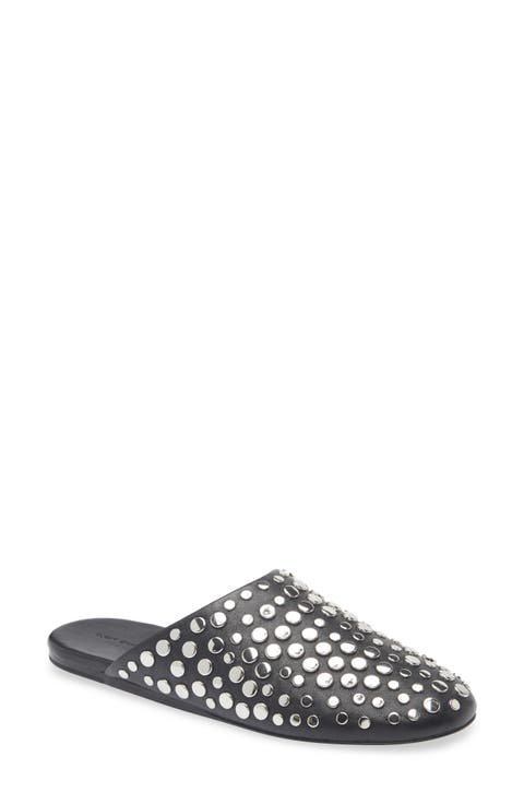 Stud Leather Mule (Women)