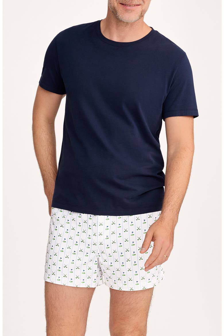 Assorted 3-Pack Cotton Twill Boxers, Alternate, color, BLUE