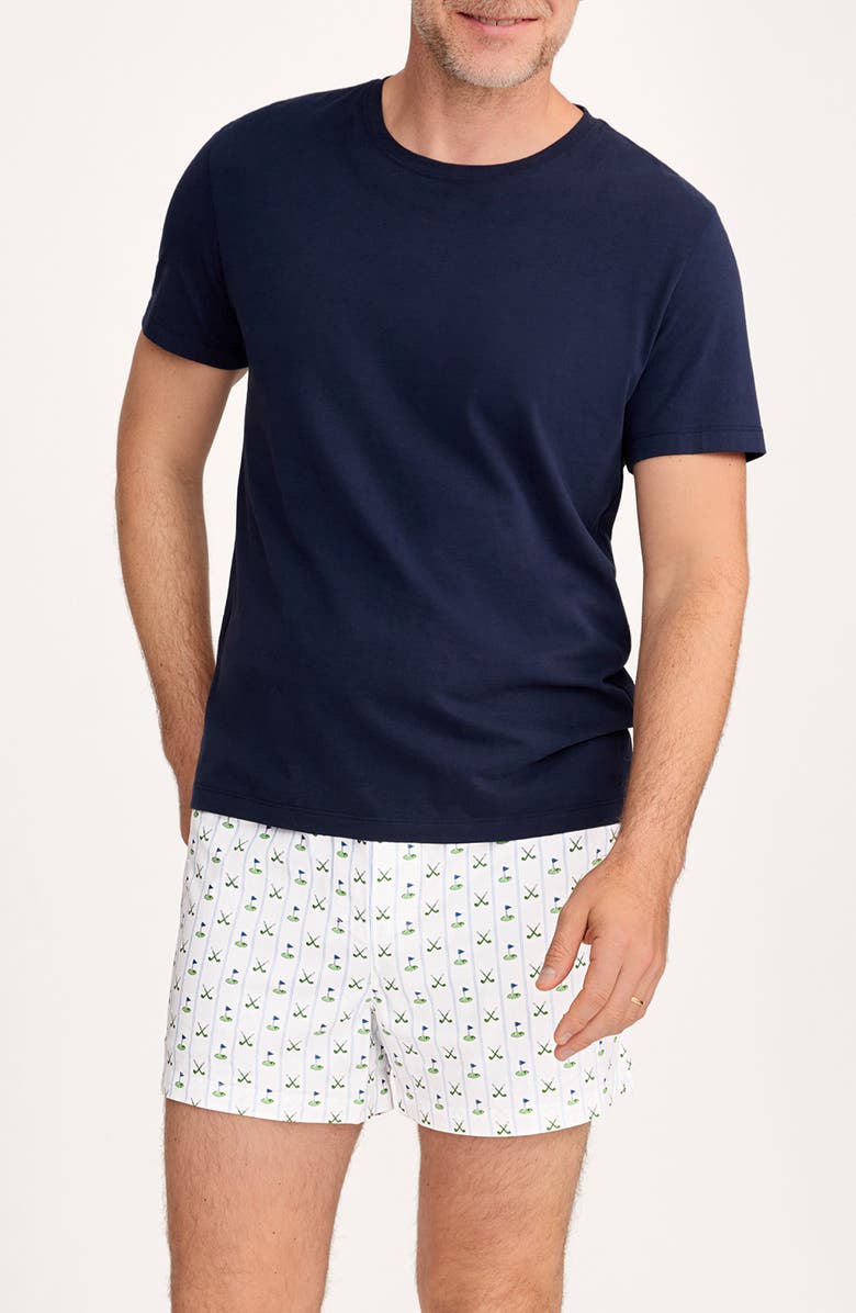 Petite Plume Assorted 3-Pack Cotton Twill Boxers, Alternate, color,