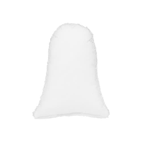 C & F Home C&f Home Ghost Shaped Halloween Hooked Small/petite Accent Pillow, 8" X 10" In White