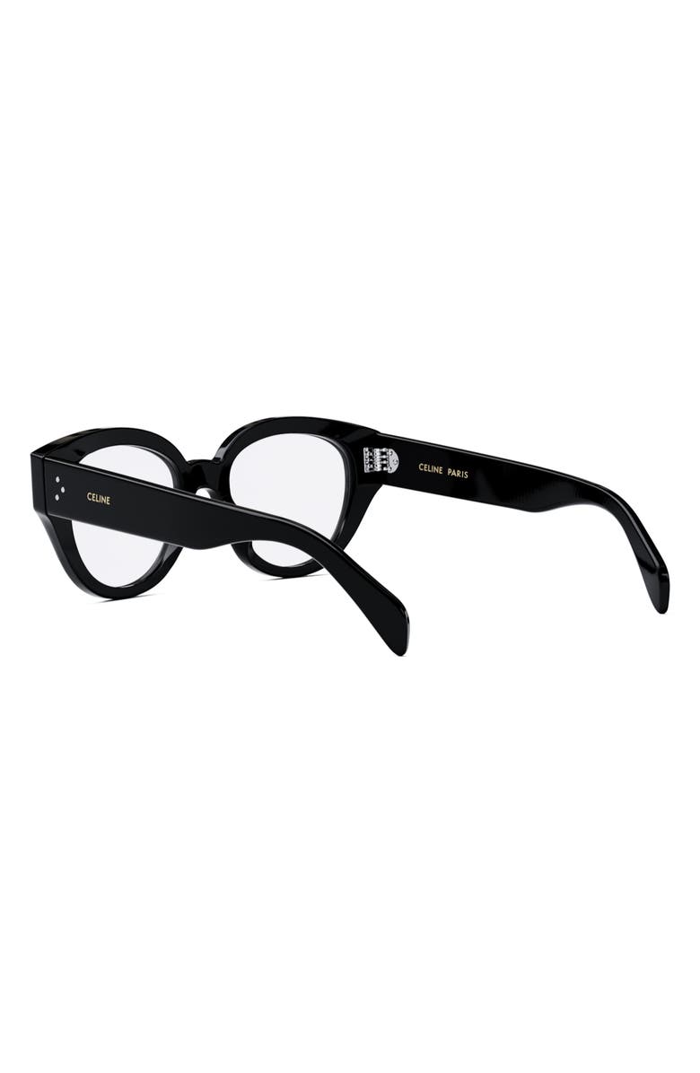 CELINE 51mm Bold Optical Glasses, Alternate, color,