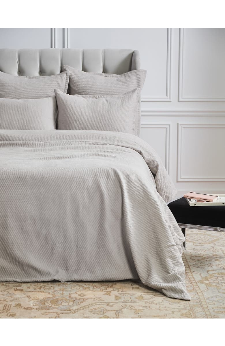 ELISABETH YORK Diamond Pearl Grey King Sham, Alternate, color, Gray