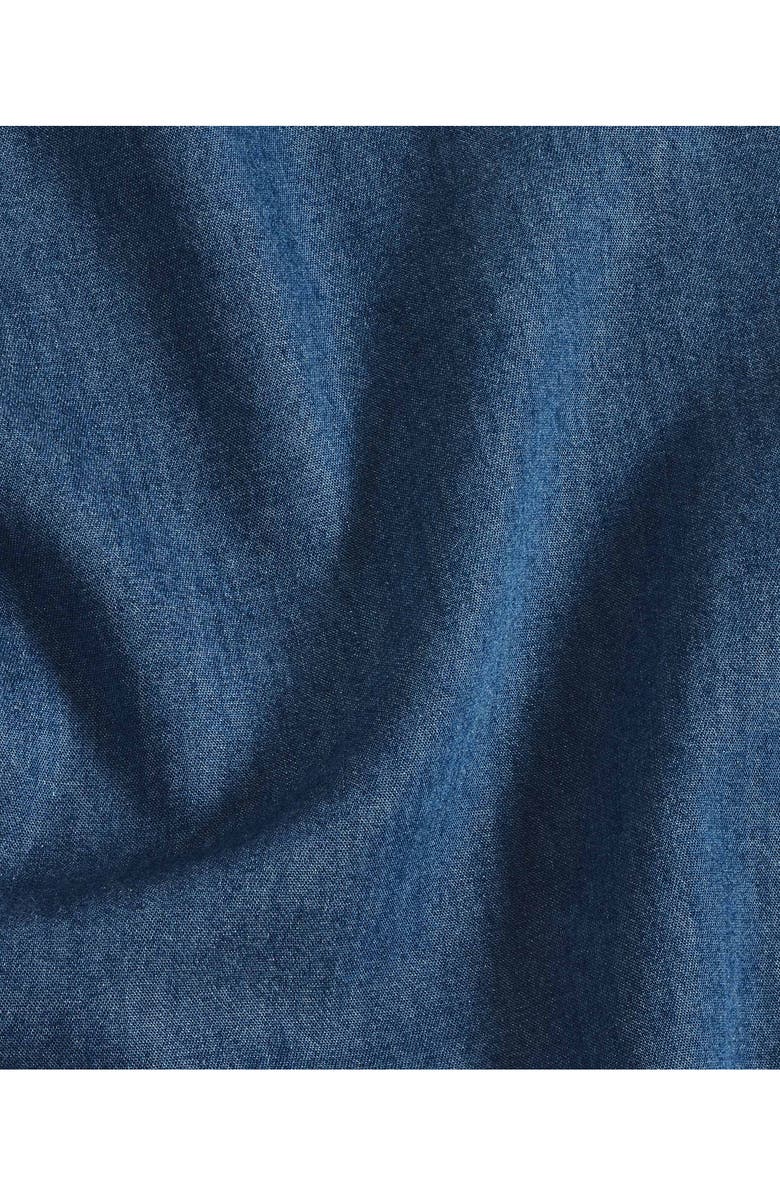 David Donahue Denim Twill Sport Shirt, Alternate, color,