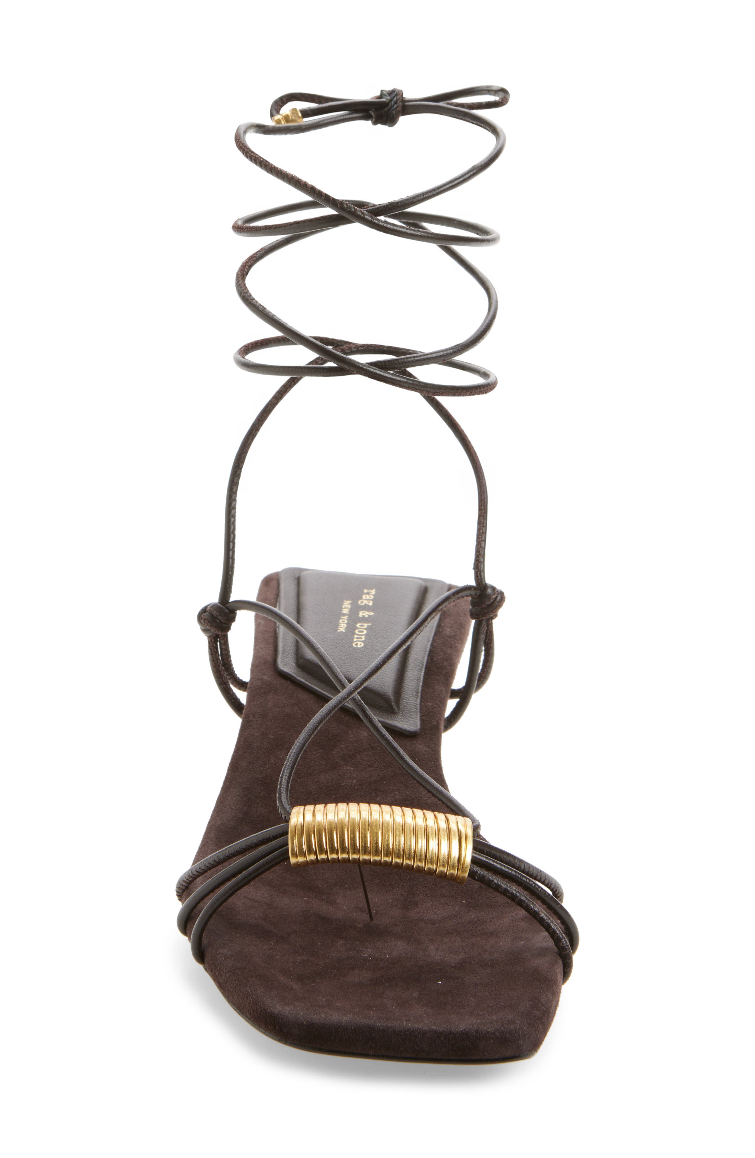 Liv Ankle Wrap Kitten Heel Sandal, Alternate, color, DARK CHOCOLATE