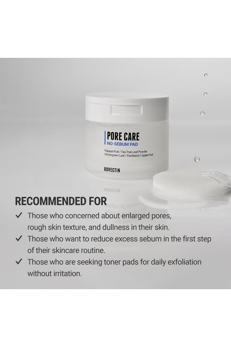 Pore Care No-Sebum Pad 60ea, Alternate, color, 60 pads