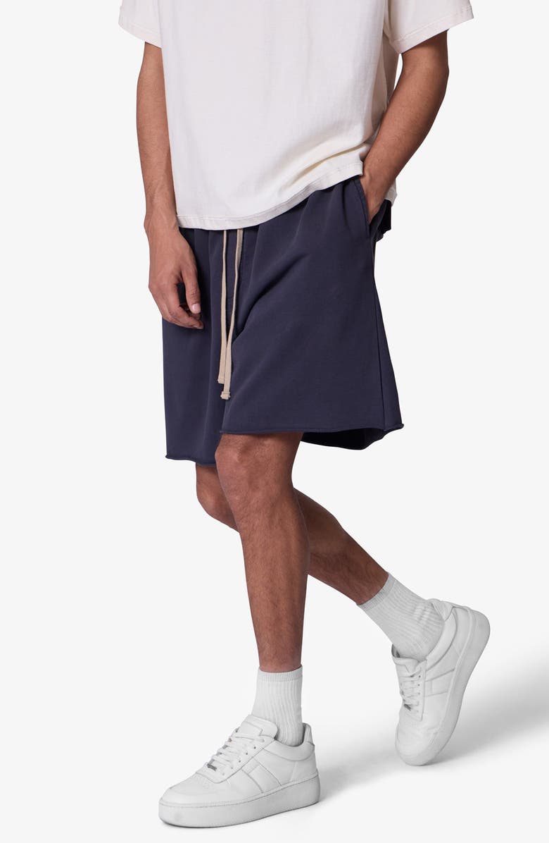 mnml Oversize Cotton Sweat Shorts, Alternate, color, 
