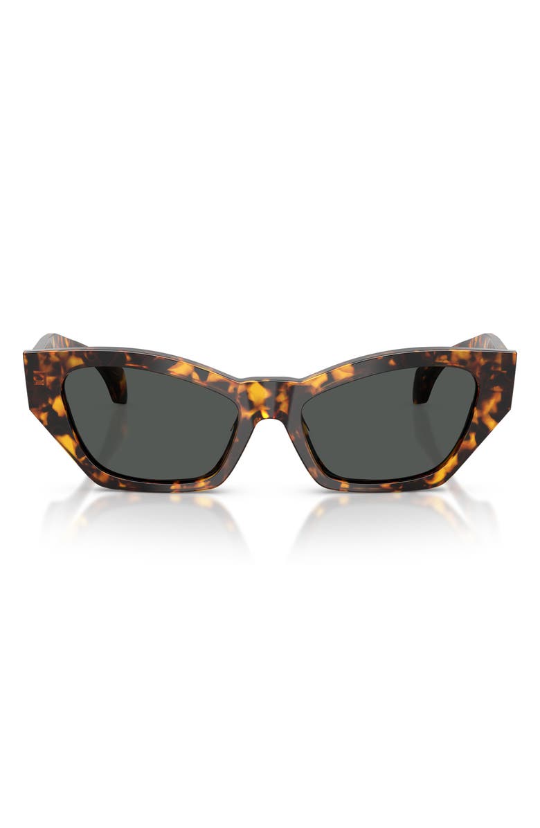 Versace 53mm Cat Eye Sunglasses, Main, color, Havana Tortoise / Dark Grey