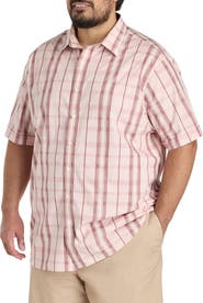Synrgy by DXL Big & Tall Plaid Sport Shirt