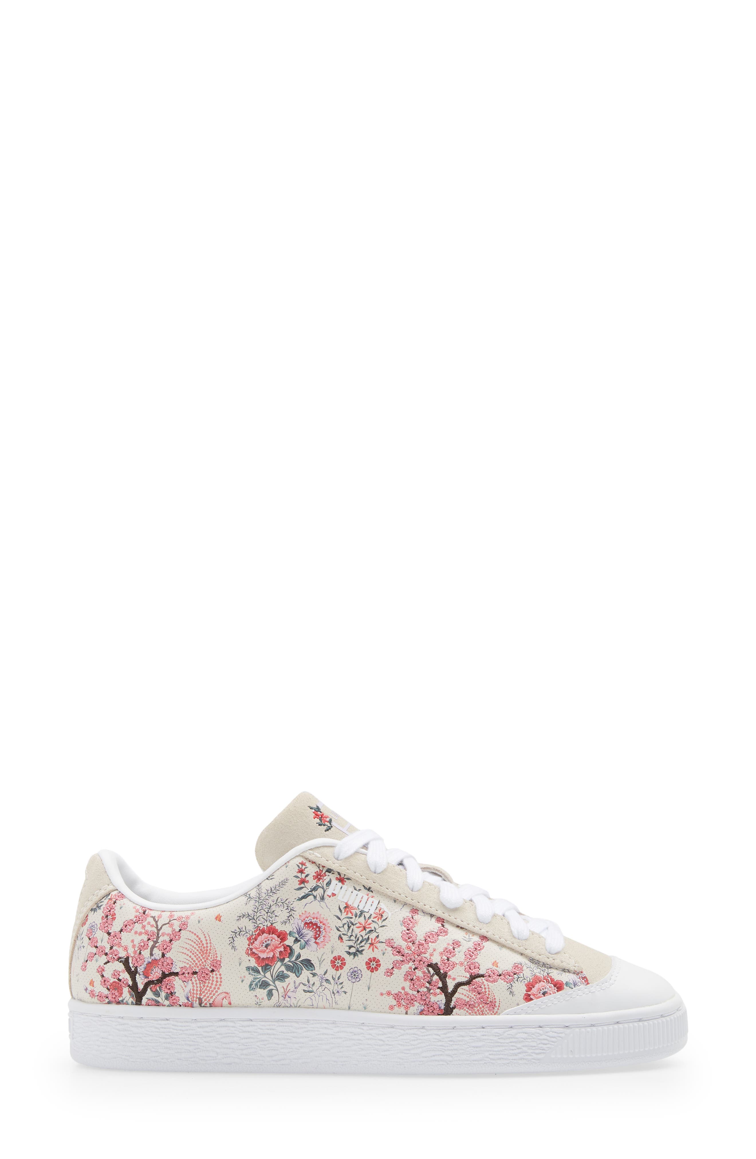 PUMA x Liberty Basket Low Top Sneaker, Alternate, color, 