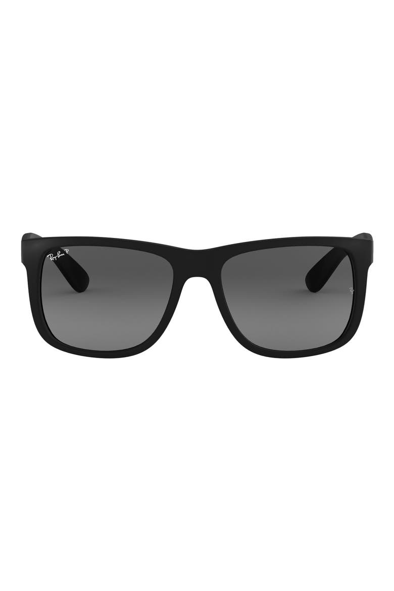 54mm Sunglasses, Main, color, DARK GREY/ BLACK
